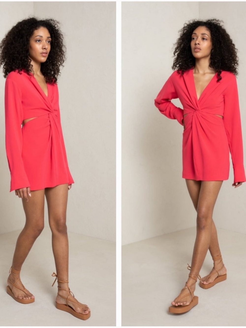 A.L.C. Zoey Twist-Front Dress